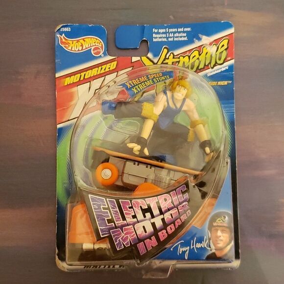 NIP Vtg 1999 Hot Wheels Skateboarders Motarized XV Extreme Tony Hawk "Side Kick" - Picture 2 of 6